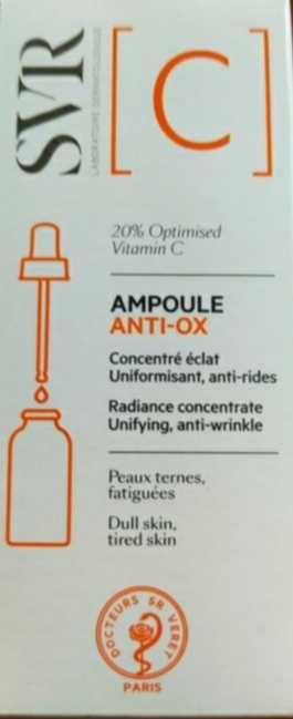SVR antyoksydacyjne serum C w ampułce 30 ml