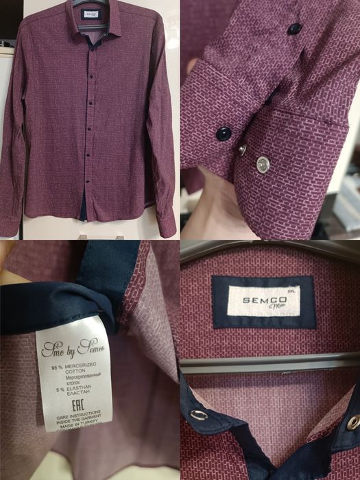 Сорочки чоловічі, турецькі, 3хл, батал