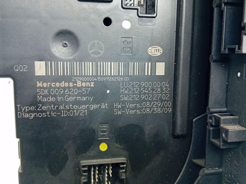 Caixa fusíveis / SAM / BSI MERCEDES-BENZ Classe E (W212)
