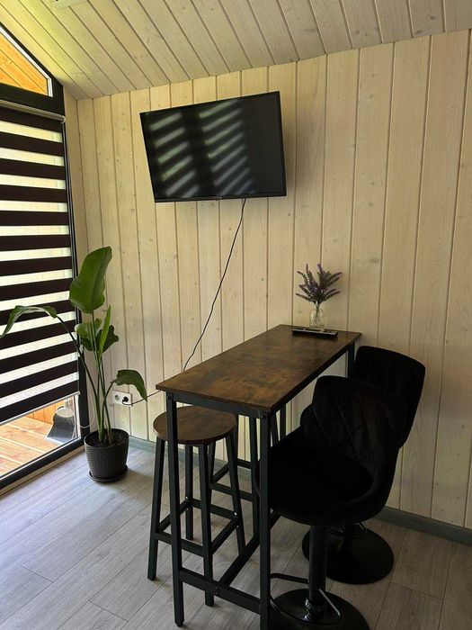 Міні-будинок 28 м2 з терасою. Ідеальне рішення для гір чи озера