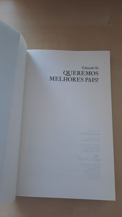 Livro "Queremos melhores pais!"