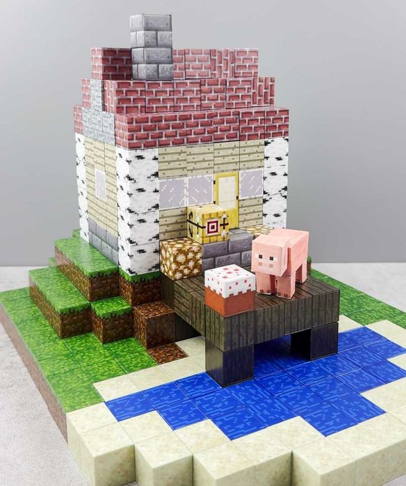 Магнітний конструктор Minecraft/Магнітні блоки Майнкрафт (1950блоків)
