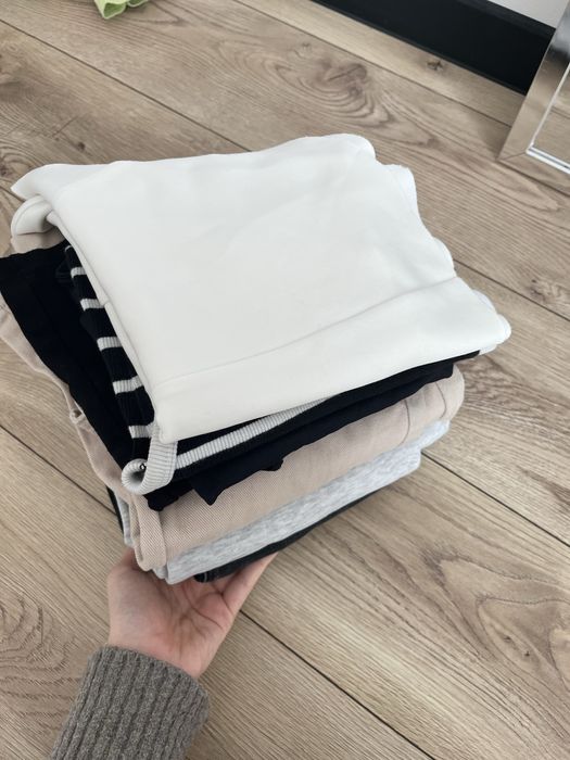 Paka ubrań S/M – Stradivarius, Bershka, H&M, Pull&Bear, 7 rzeczy