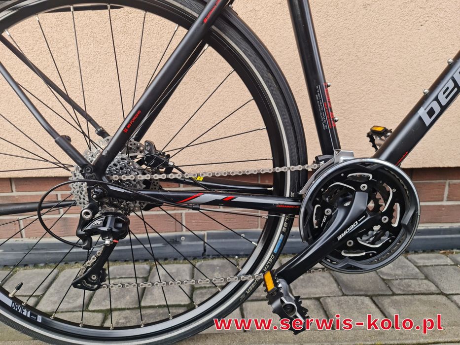 Rower męski crossowy BERGAMONT koła 28 SHIMANO DEORE XT aluminium