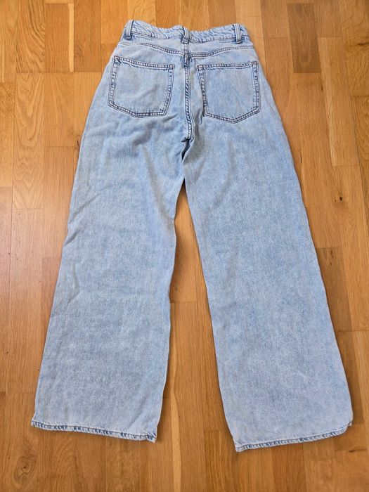 Jeansy H&M 36 szerokie nogawki