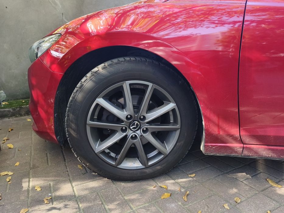 Koła  felgi 17  mazda 6   alu 5x114 stan bdb kpl 4 szt opony zimowe