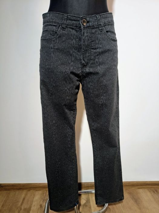Spodnie jeansowe w panterkę r. 36