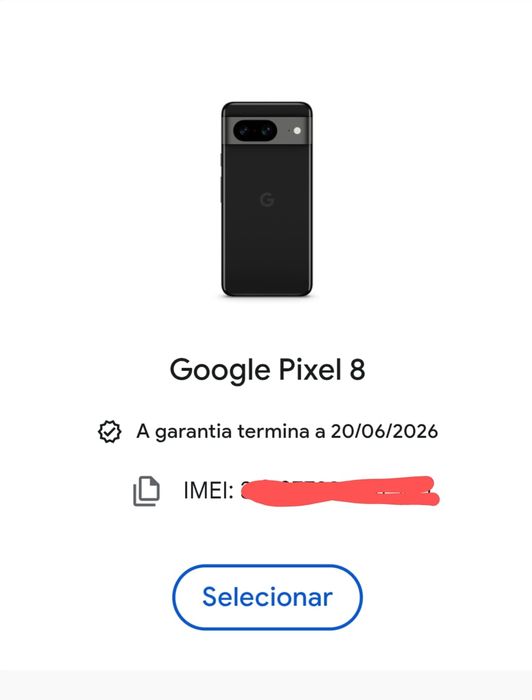 Google Pixel 8 128GB com GARANTIA + extras