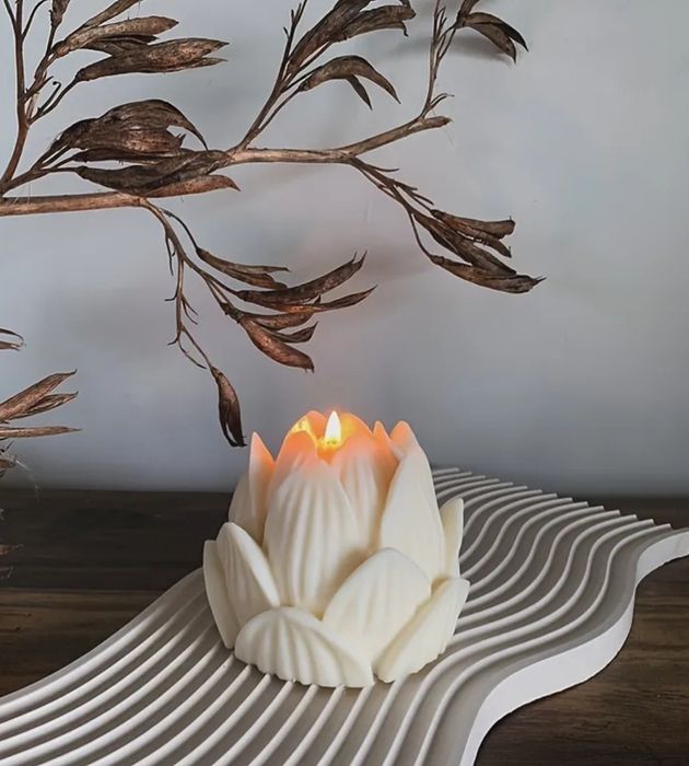 Velas flor lotus