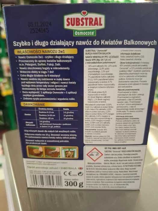 Osmocote BURZA KWIATÓW 300g nawóz na cały sezon