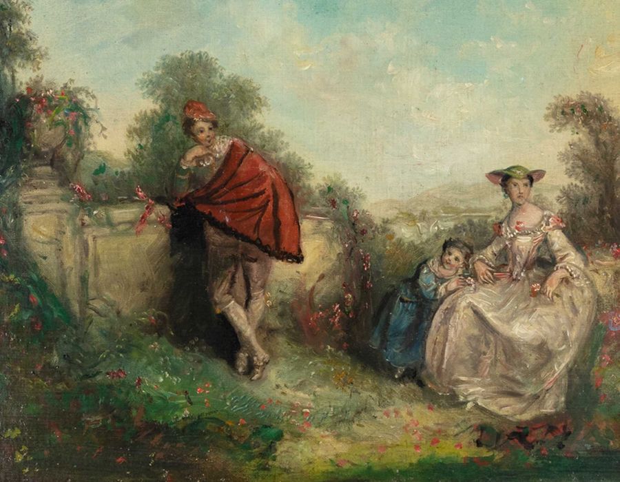 Pintura família jardim Romantismo | século XIX