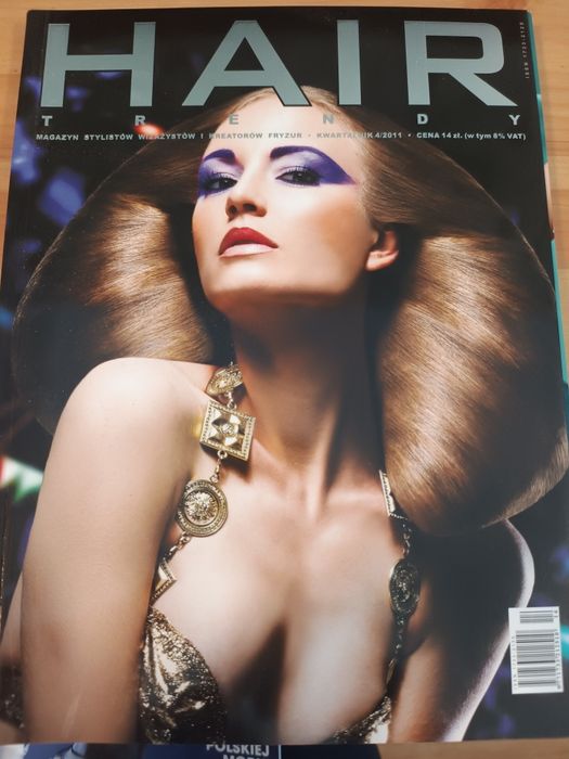 Magazyny modowe stylizacja fryzury Vogue hair