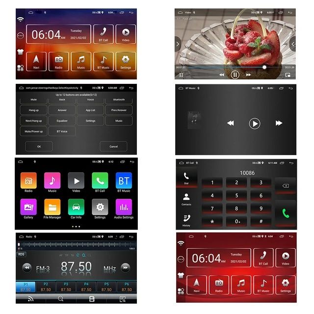 Rádio Universal Android 13 2din 7 polegadas GPS Bluetooth FM RDS NOVO