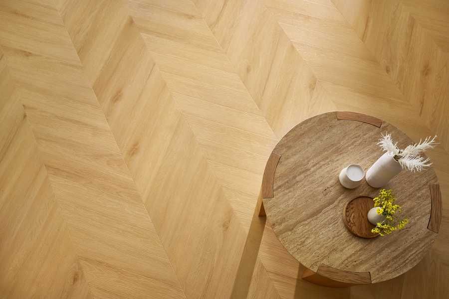 Panele winylowe Dąb Virgin jodełka francuska CLC 227 Arbiton gratis podkład