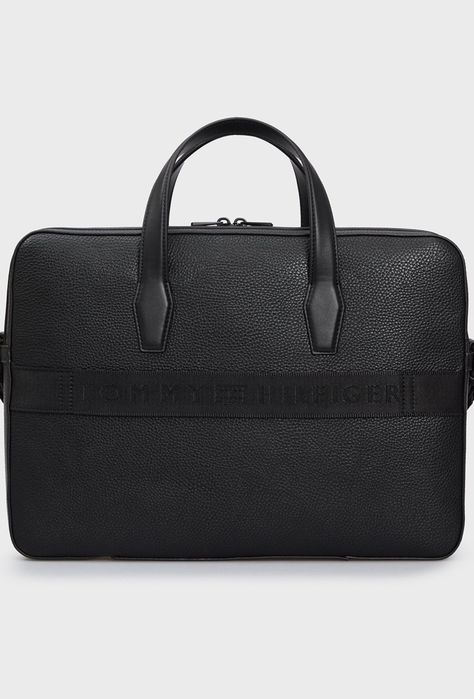 Сумка Tommy Hilfiger чоловіча чорна сумка для ноутбука рюкзак