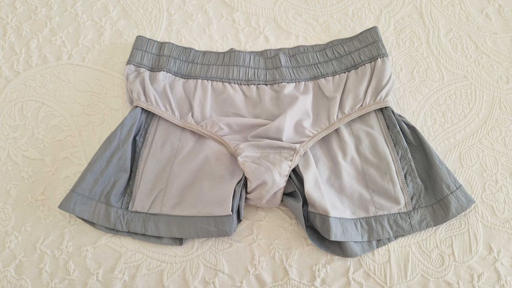 Calções Gap body fit, cinzentos, tamanho S