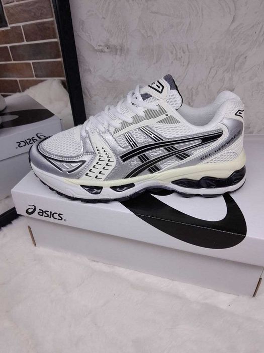 Кросівки Asics Gel-Kayano 14 білі/срібні сітка унісекс 37-41 без передоплати
