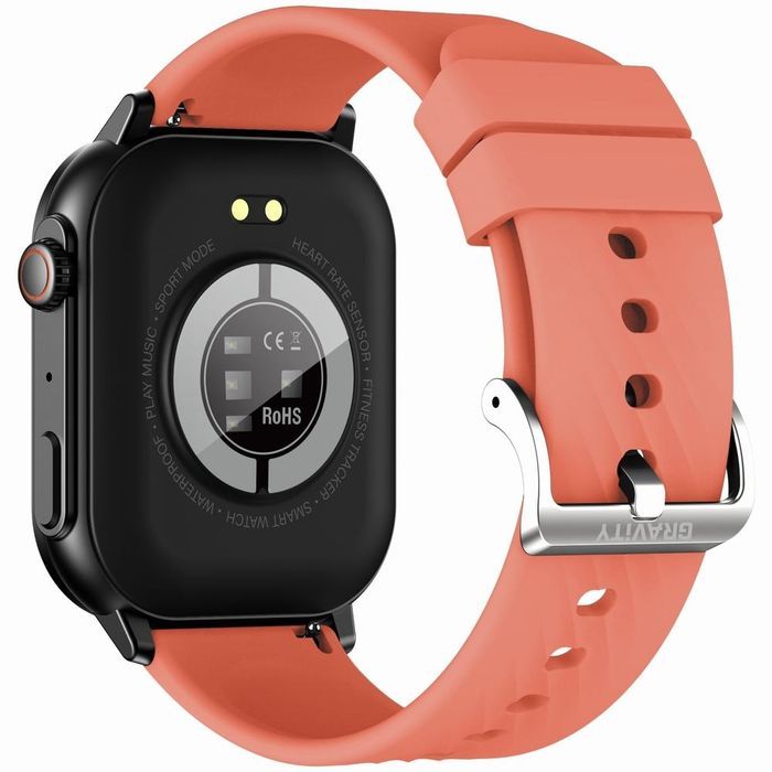 Smartwatch Gravity GT15-3 Czerwony Pasek  + Czarna Bransoleta