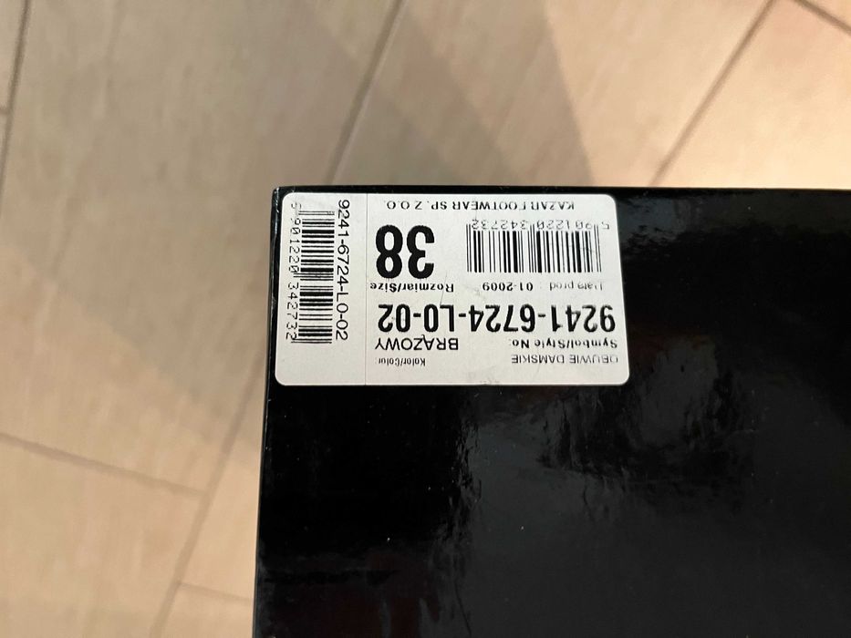 Czółenka brązowe marki Kazar, r 38