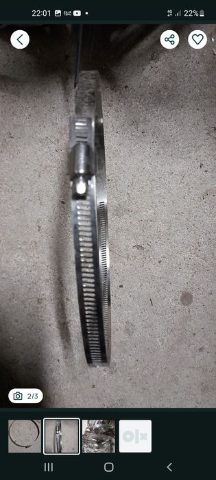 Abraçadeiras inox 0.50 cada.