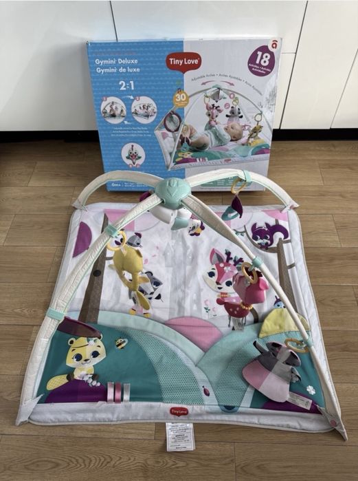 Розвиваючий килимок Tiny Love Лісові друзі, з дугами, 86х78 см