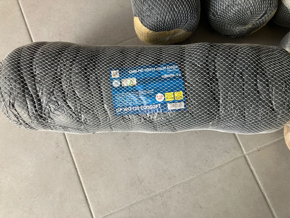 Condutas flexíveis isoladas – Ø80 / Ø82 / Ø125 – 6 m – ventilação