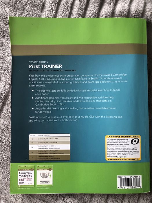 Livro First Trainer Oficial Crambridge