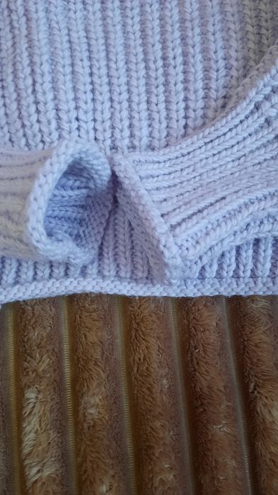 Теплий светр H&M колір лаванда