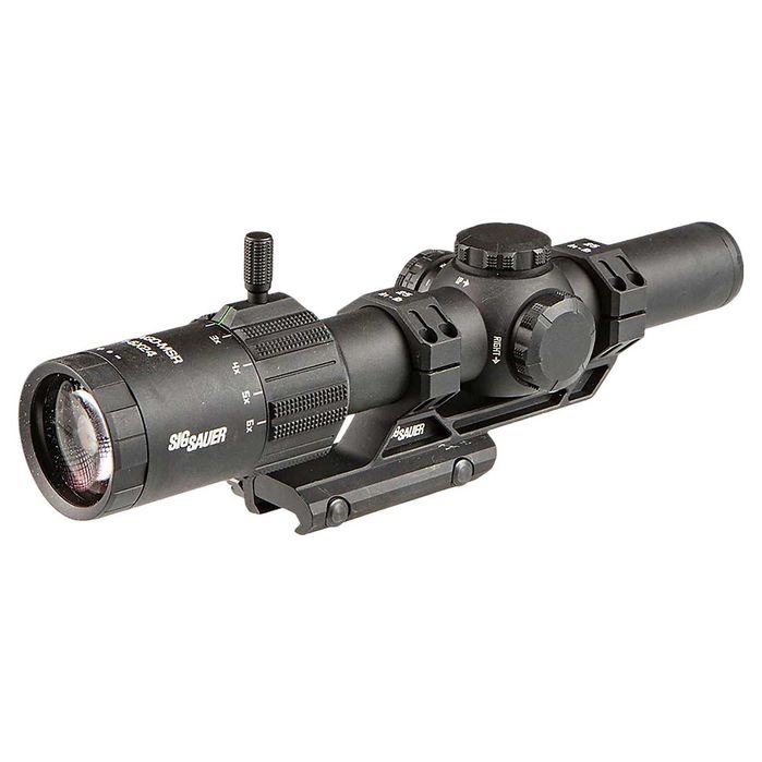 Прицел Sig Sauer SOTM61002 Tango MSR 1-6X24 FFP с подсветкой и прицельной сеткой BDC6, в комплекте с креплением