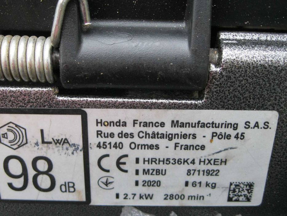 Kosiarka spalinowa przemysłowa honda HRH 536 HXEH nie malowana 2020r