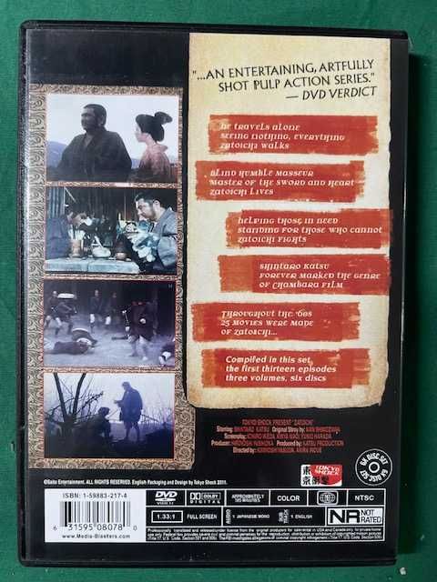 Zatoichi - Blind Swordsman 26 movies
