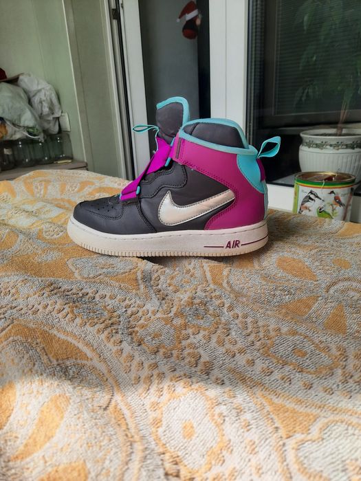 Кожаные кроссовки Nike Air Force 1