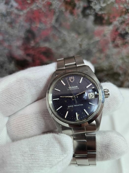 Tudor Oysterdate Shock Resisting data tarcza herbowa unisex  34,5mm