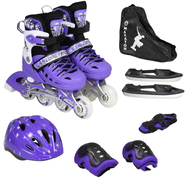 Ролики/коньки раздвежные коньки набир роликов