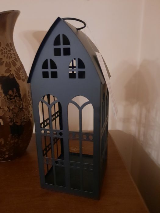Kamieniczka DUŻA - domek ceramiczny na tealighty
