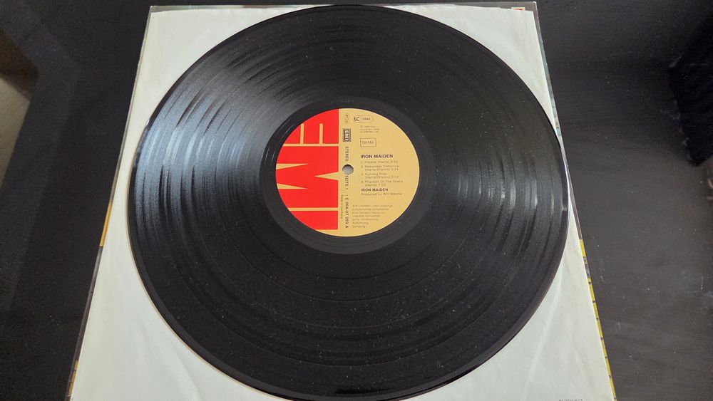 Iron Maiden Iron Maiden LP EMI Electrola 1PRESS 1980