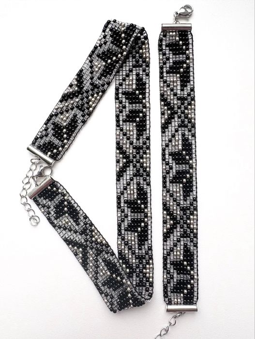 Чокери, браслети, набори з чеського бісеру