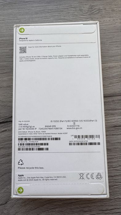 IPhone 16 128gb