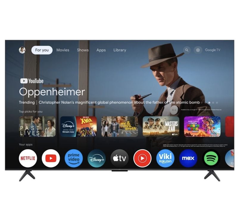 Smart tv Mini Led TCL 65 POLEGAGAS 65C6K  garantia 2029