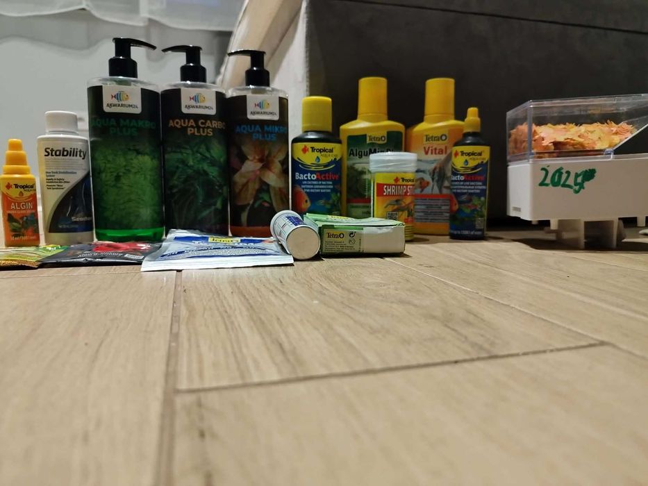 akwarium 72l + bakterie startowe i nawozy