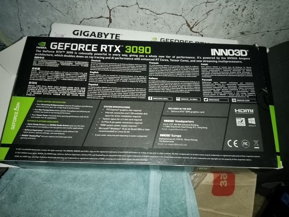 RTX 3090 видеокарта