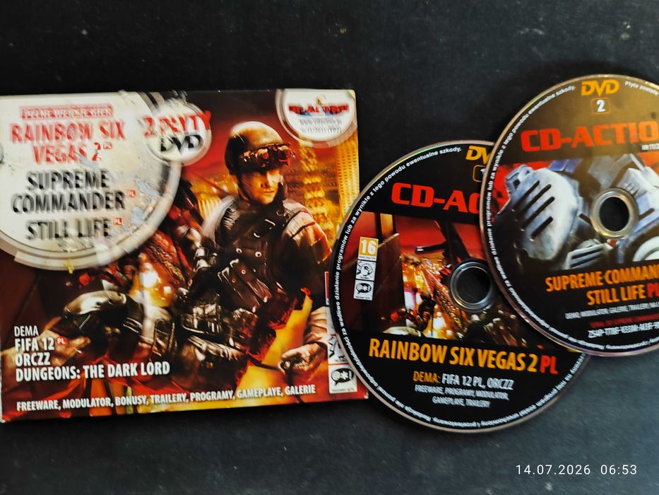 Rainbow Six Vegas 2 + Supreme Commander + Still Life PC PL