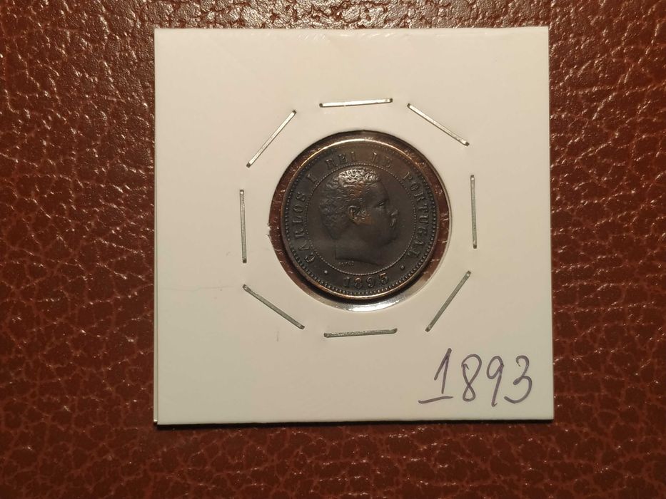 125 moeda de Portugal de 5 reis de 1893 (Monarquia)