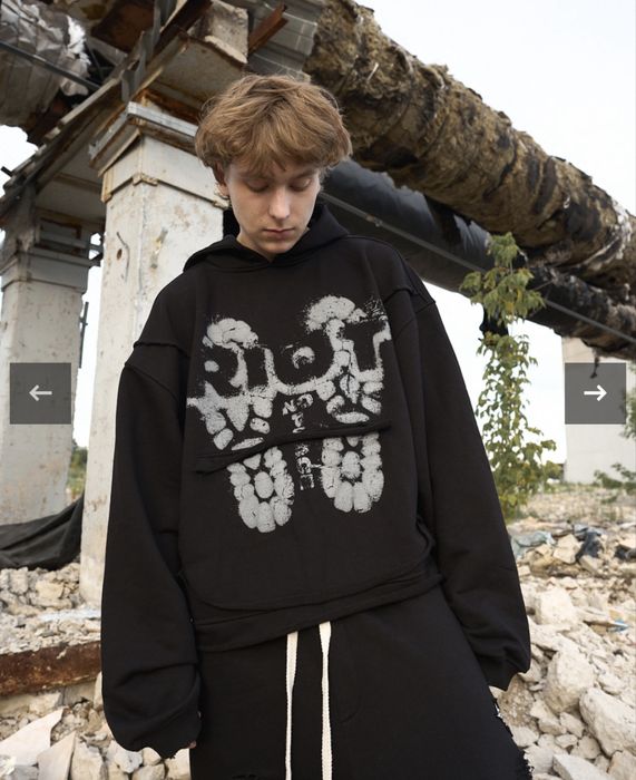 худі y2k opium оверсайз бренд OGP