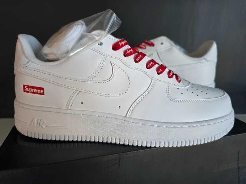 Nike Air Force 1 Low Supreme White Rozmiar 45