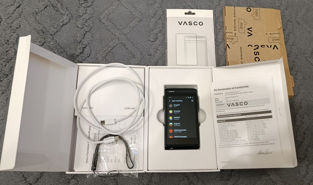 Vasco Q1 j. nowy tłumacz mowy, translator. Gwarancja.