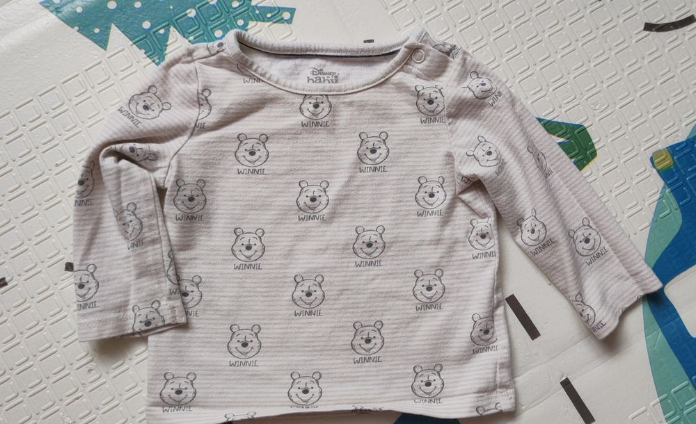 Bluzka Disney c&a 62 68 Kubuś Puchatek + gratis