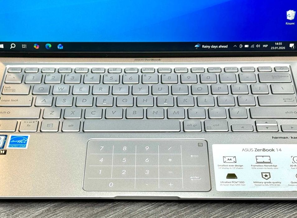 Металевий ультрабук Asus ZENBOOK UX433f / Вага 1.15кг!!!  З Гарантією