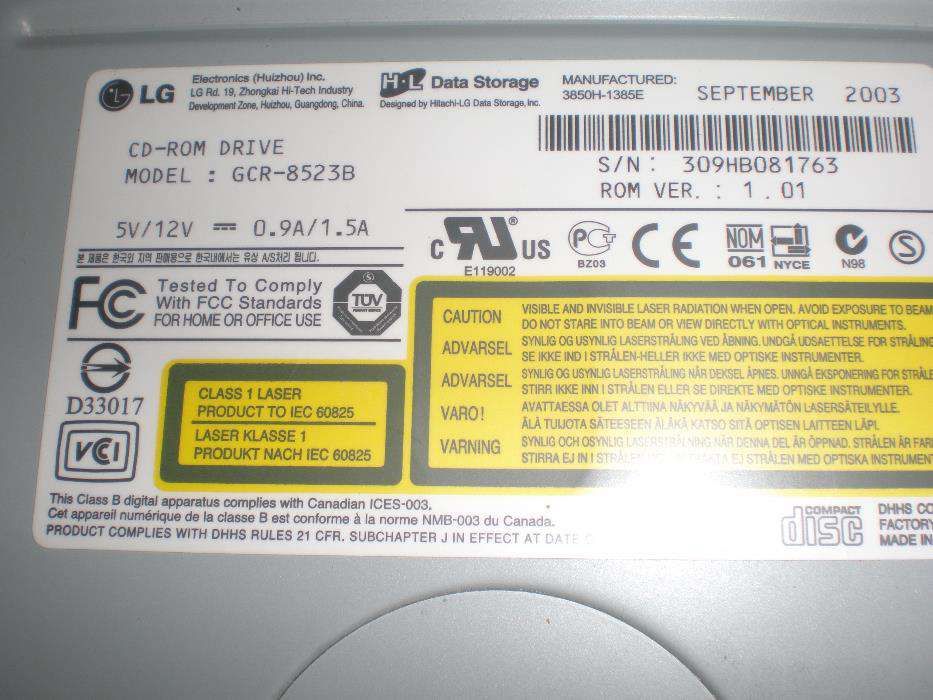 Cd Rom Drive  LG
