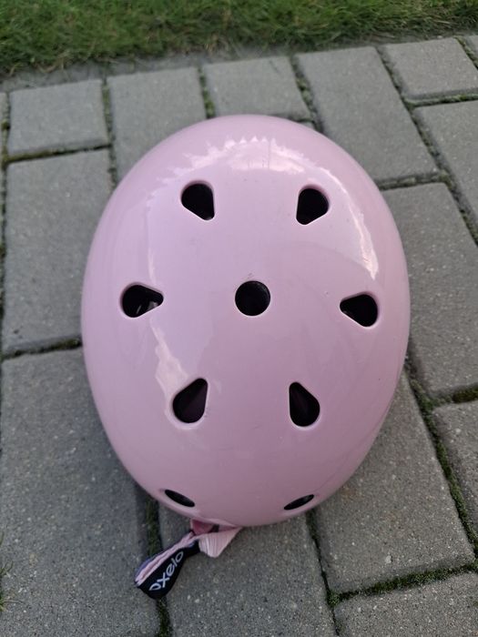 Oxelo kask rowerowy na rolki hulajnogę różowy rozmiar S 50-54 cm